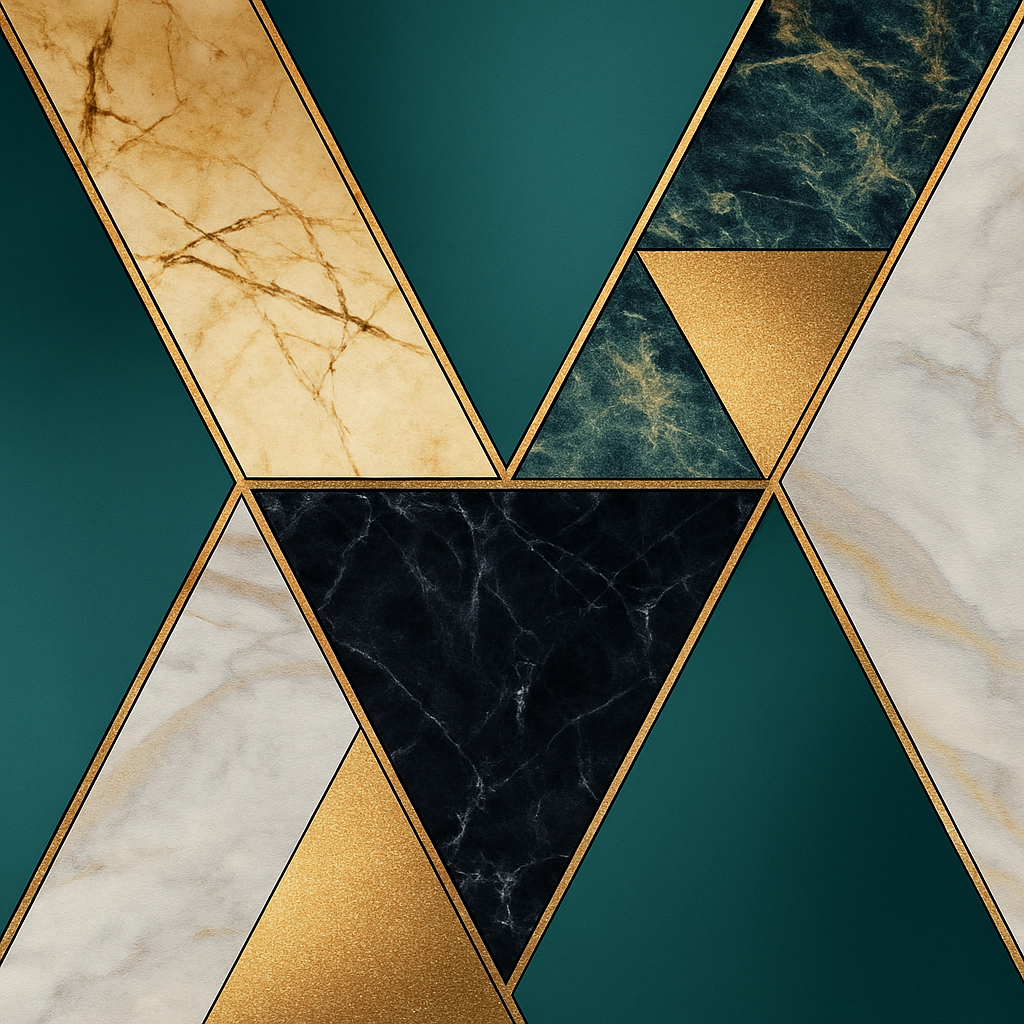 Emerald Noir Marble Wallpaper