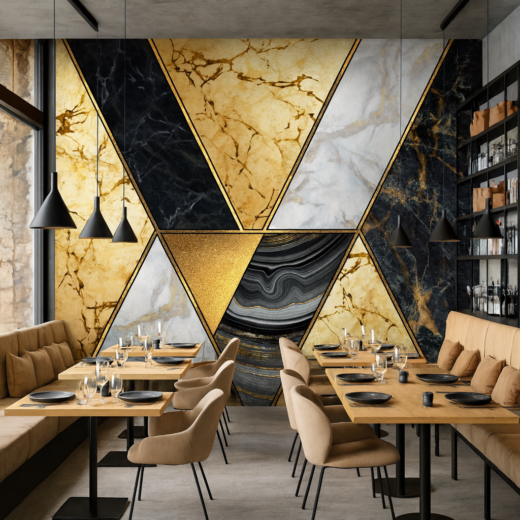 Luxury Marble Gold Wallpaper