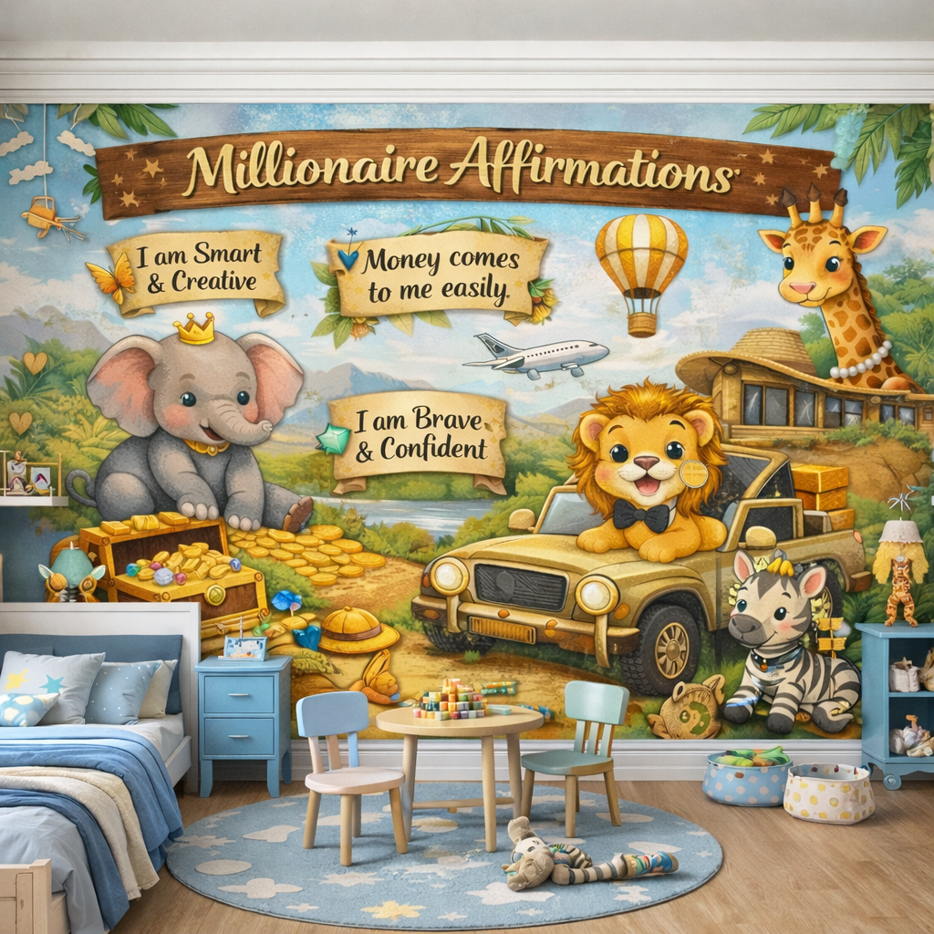 Wealth Mindset Kids Wallpaper
