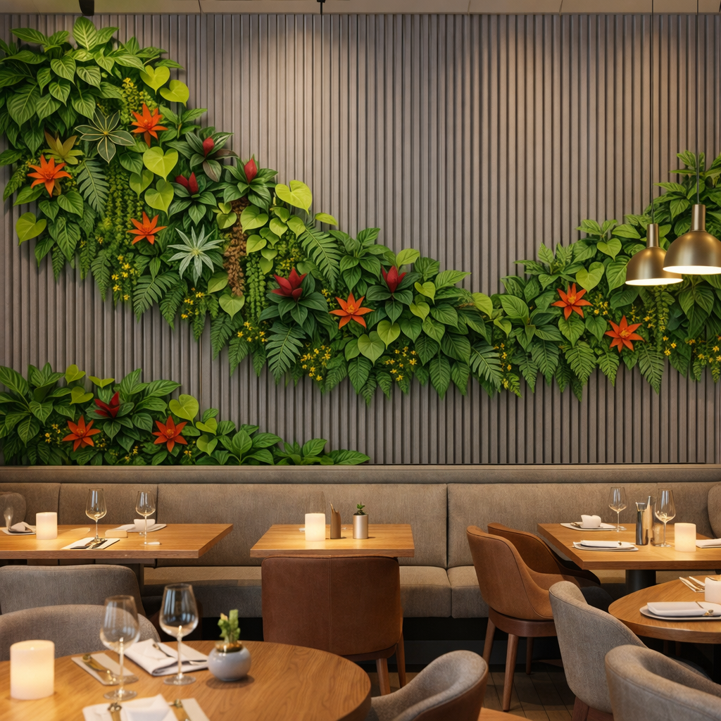 Botanical Cascade Wallpaper