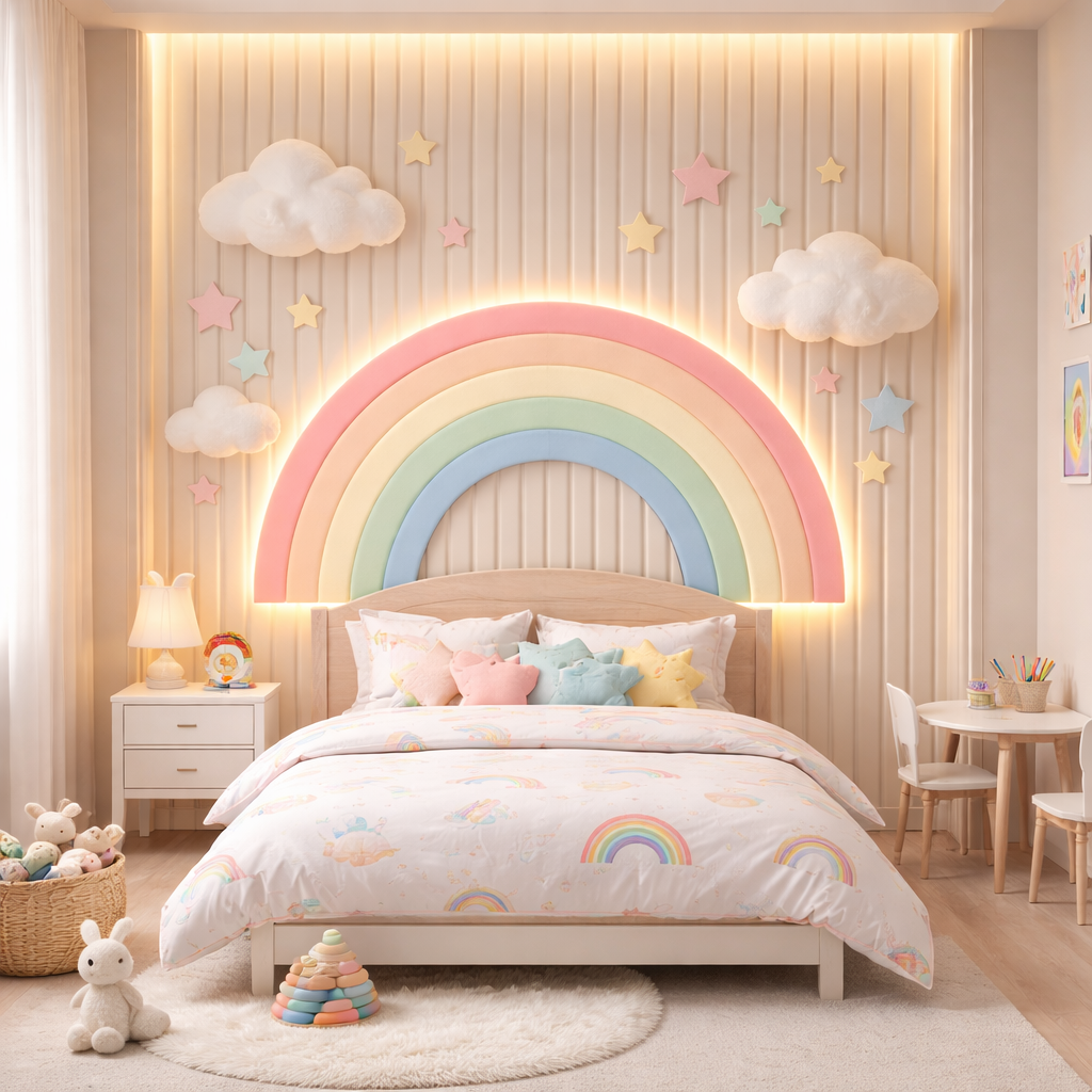 Pastel Rainbow Glow Wallpaper