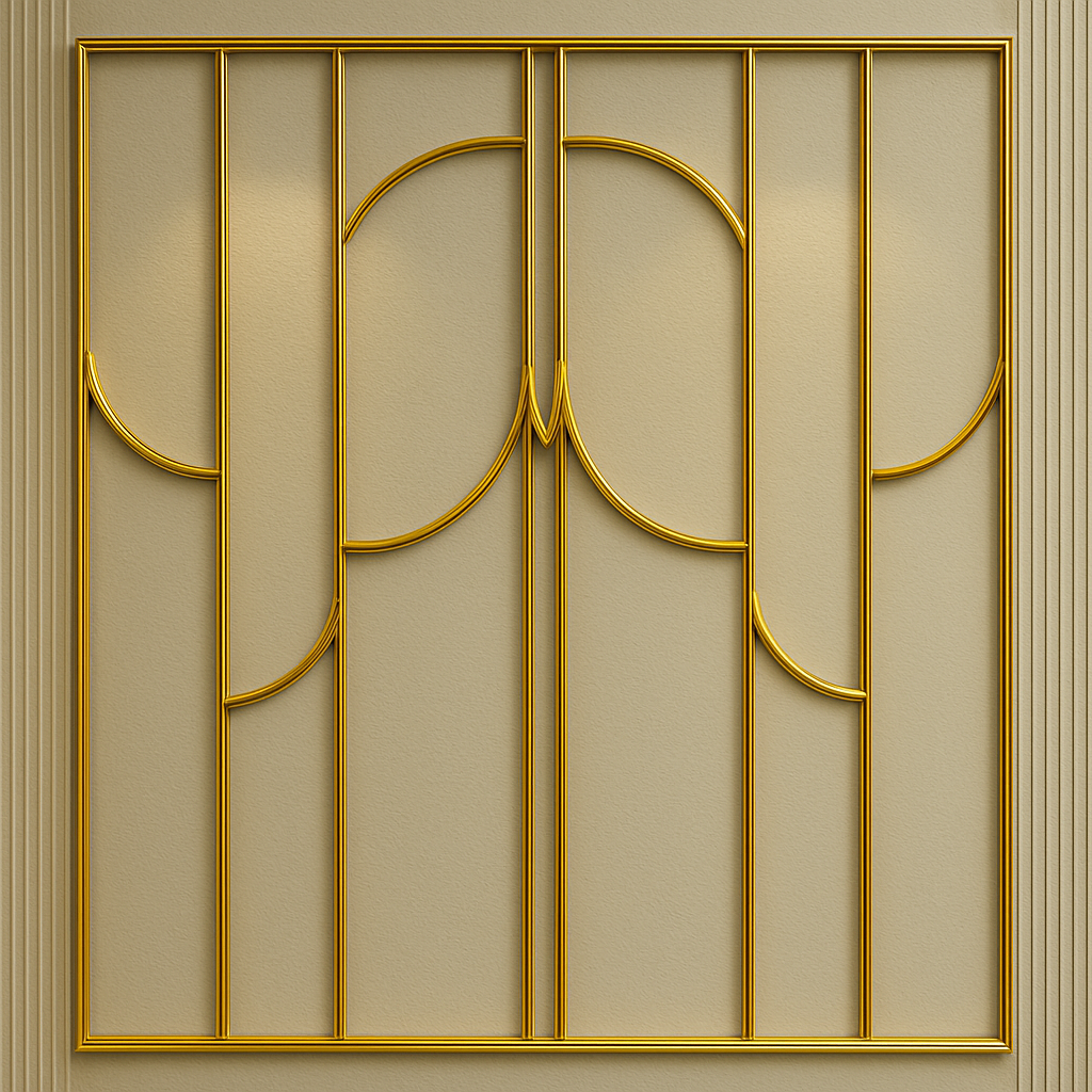 Art Deco Gold Wallpaper