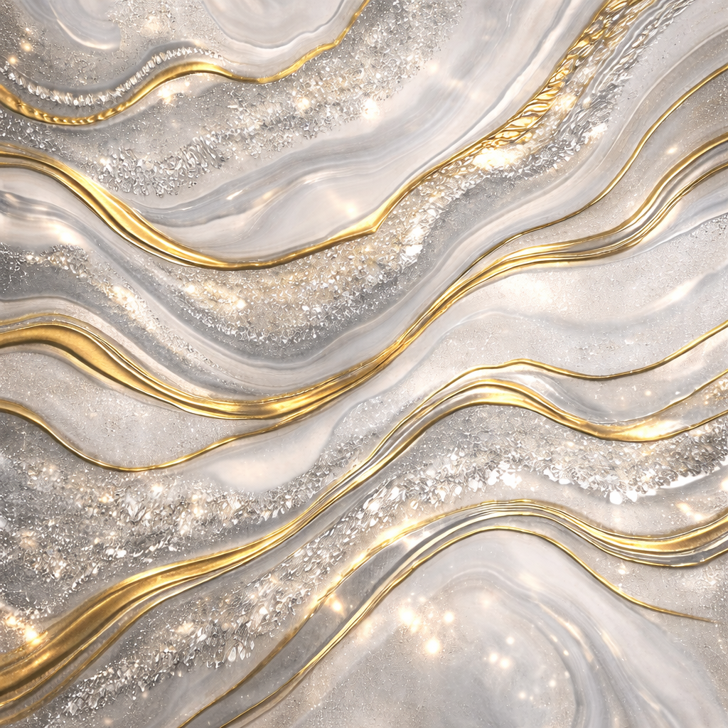 Gilded Quartz Wallpaper