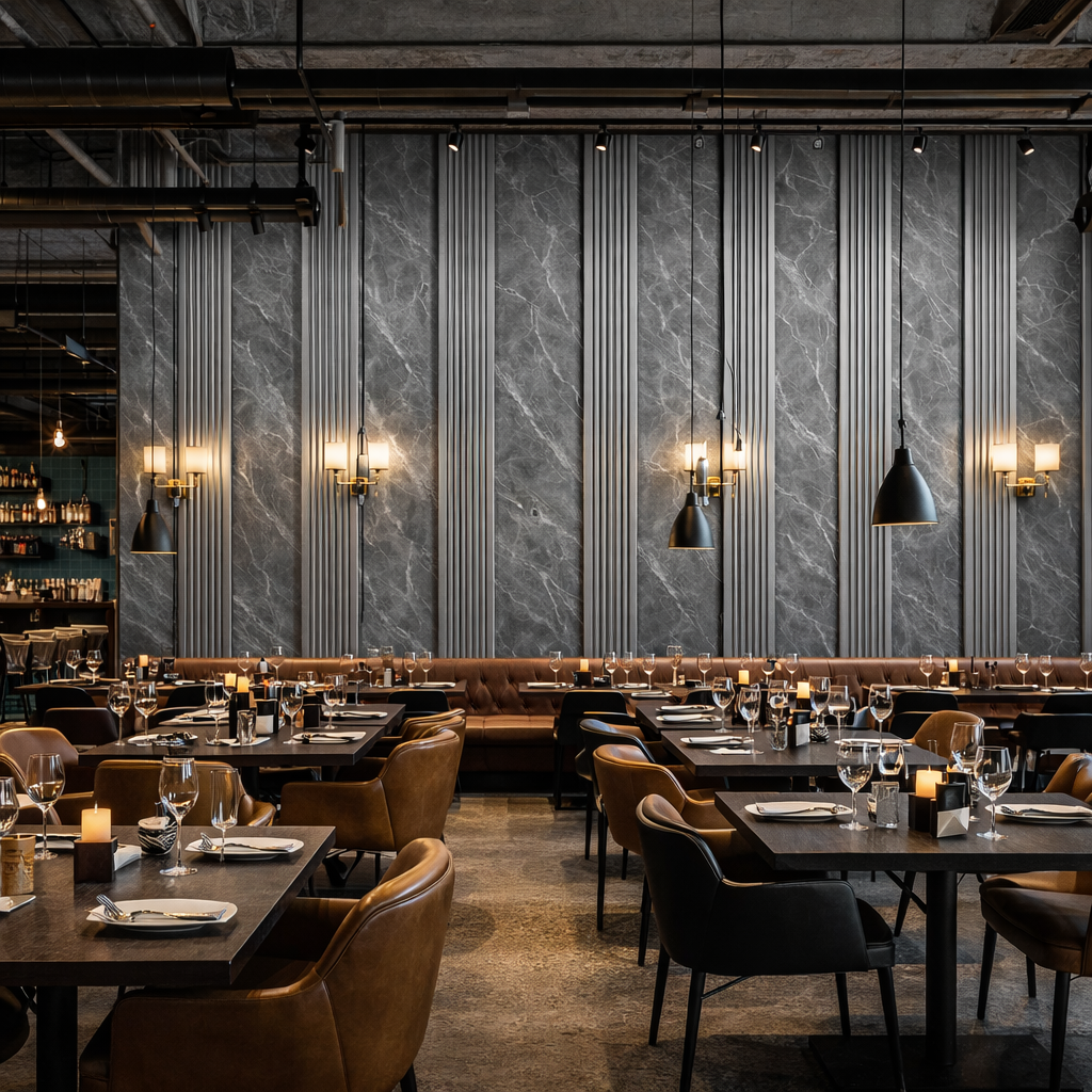 Stone Slat Wallpaper