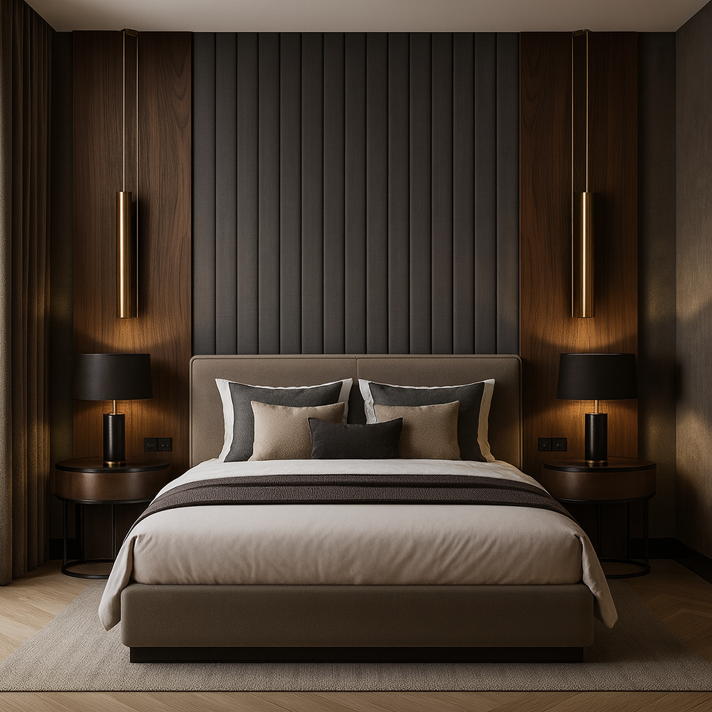 Vertical Panel Elegance Wallpaper