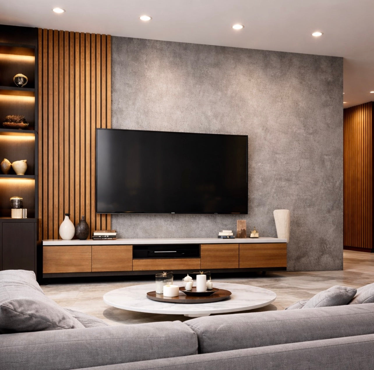 Urban Slat Luxe Wallpaper