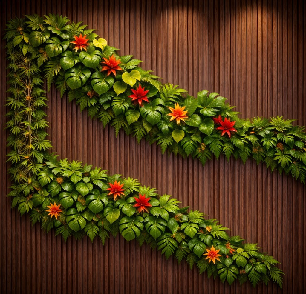 Tropical Green Wall Wallpaper