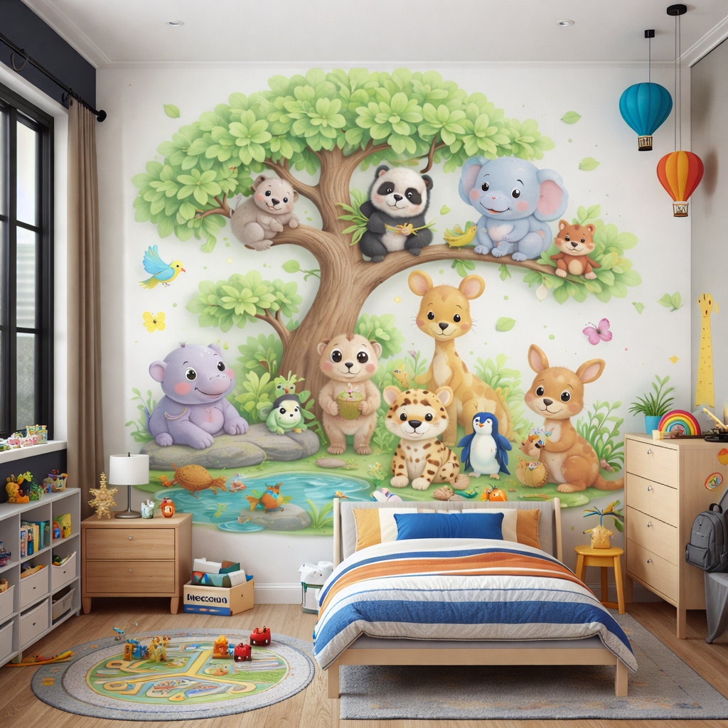 Woodland Friends Wallpaper