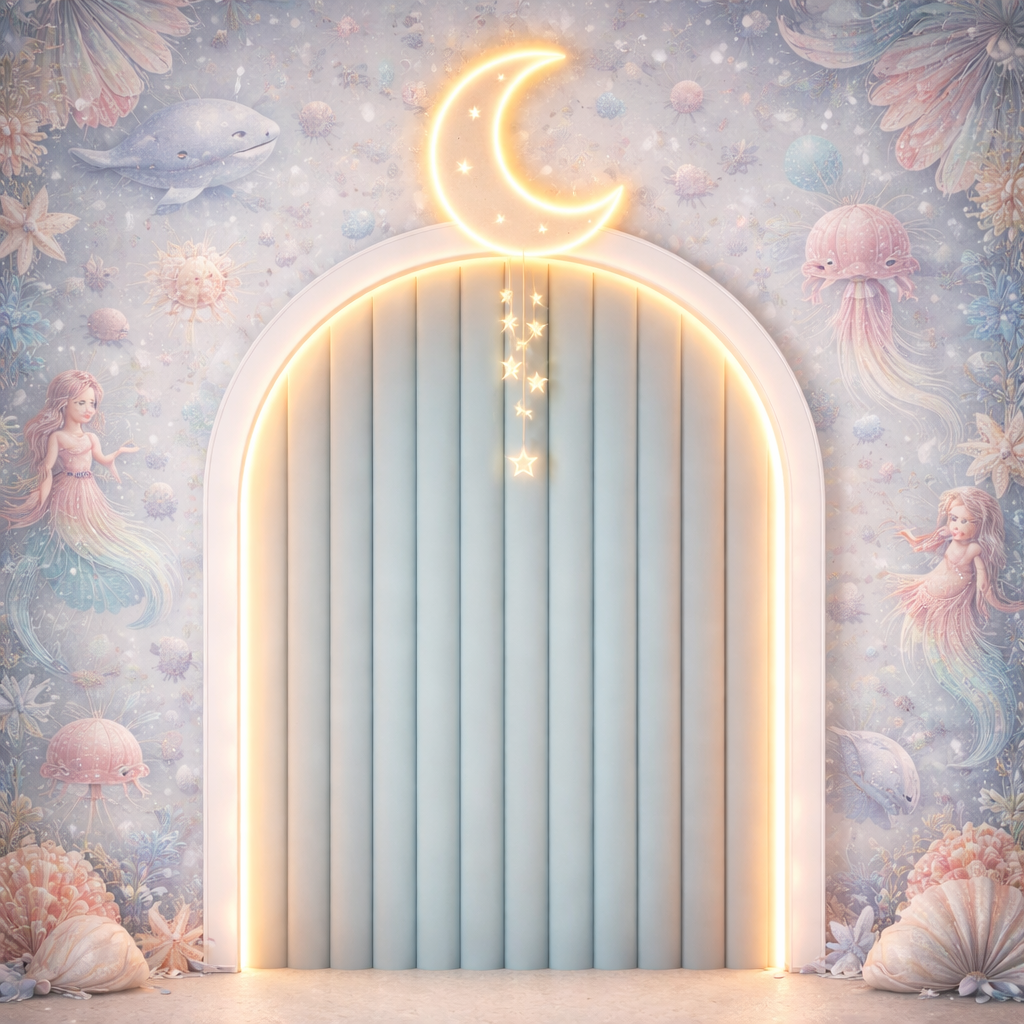 Ocean Moon Arch Wallpaper