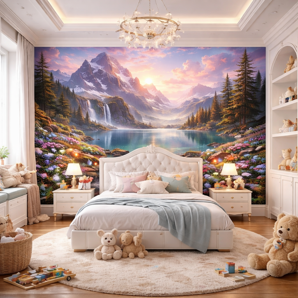 Sunset Lake Wallpaper