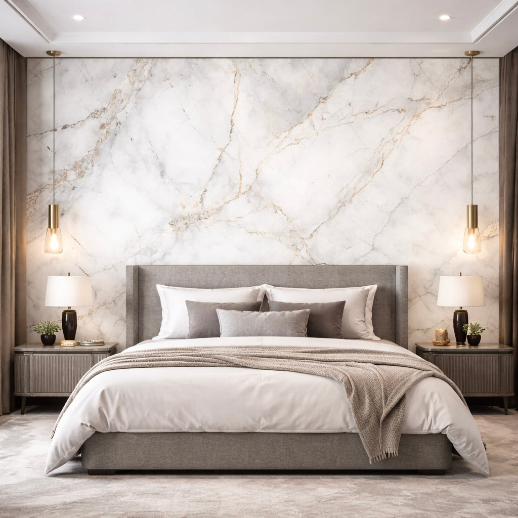 Ivory Marble Wallpaper