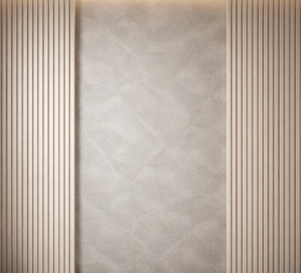 Fluted Stone Wallpaper