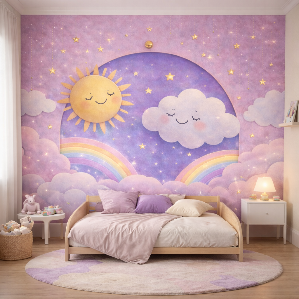 Dreamy Sun & Cloud Wallpaper