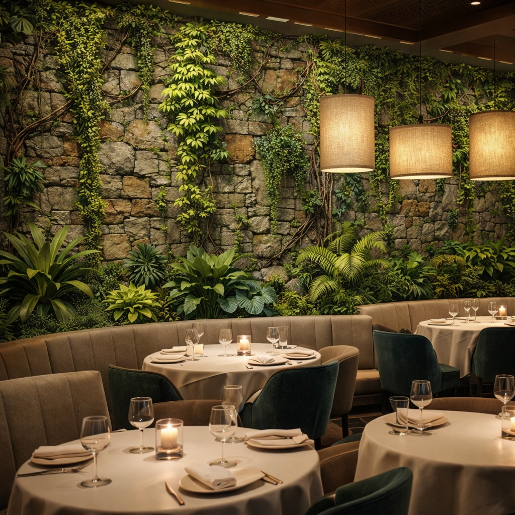 Verdant Stone Garden Wallpaper