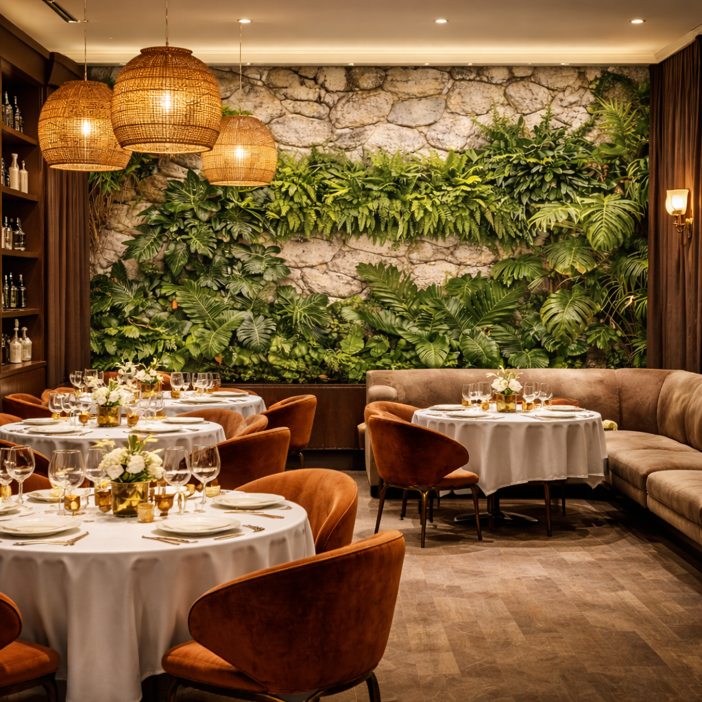 Tropical Green Wall Wallpaper