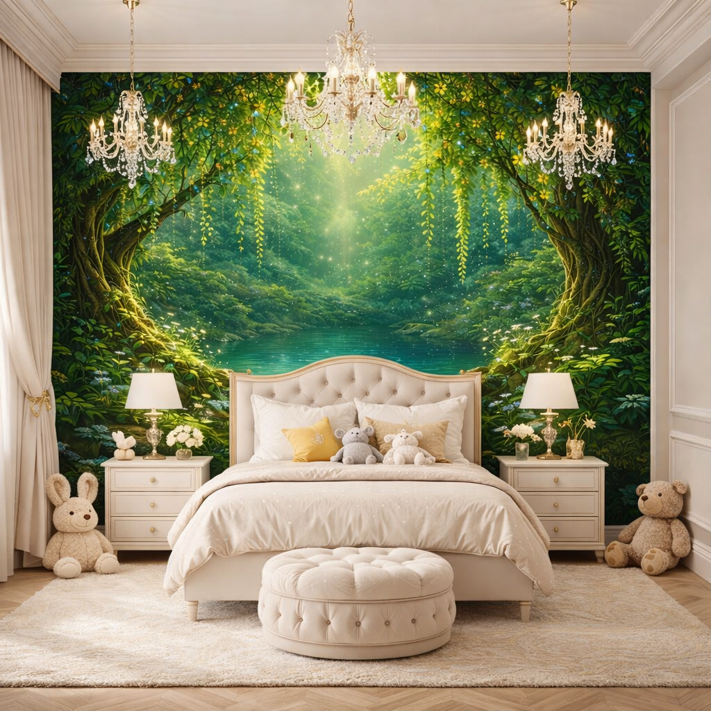 Forest Lagoon Wallpaper