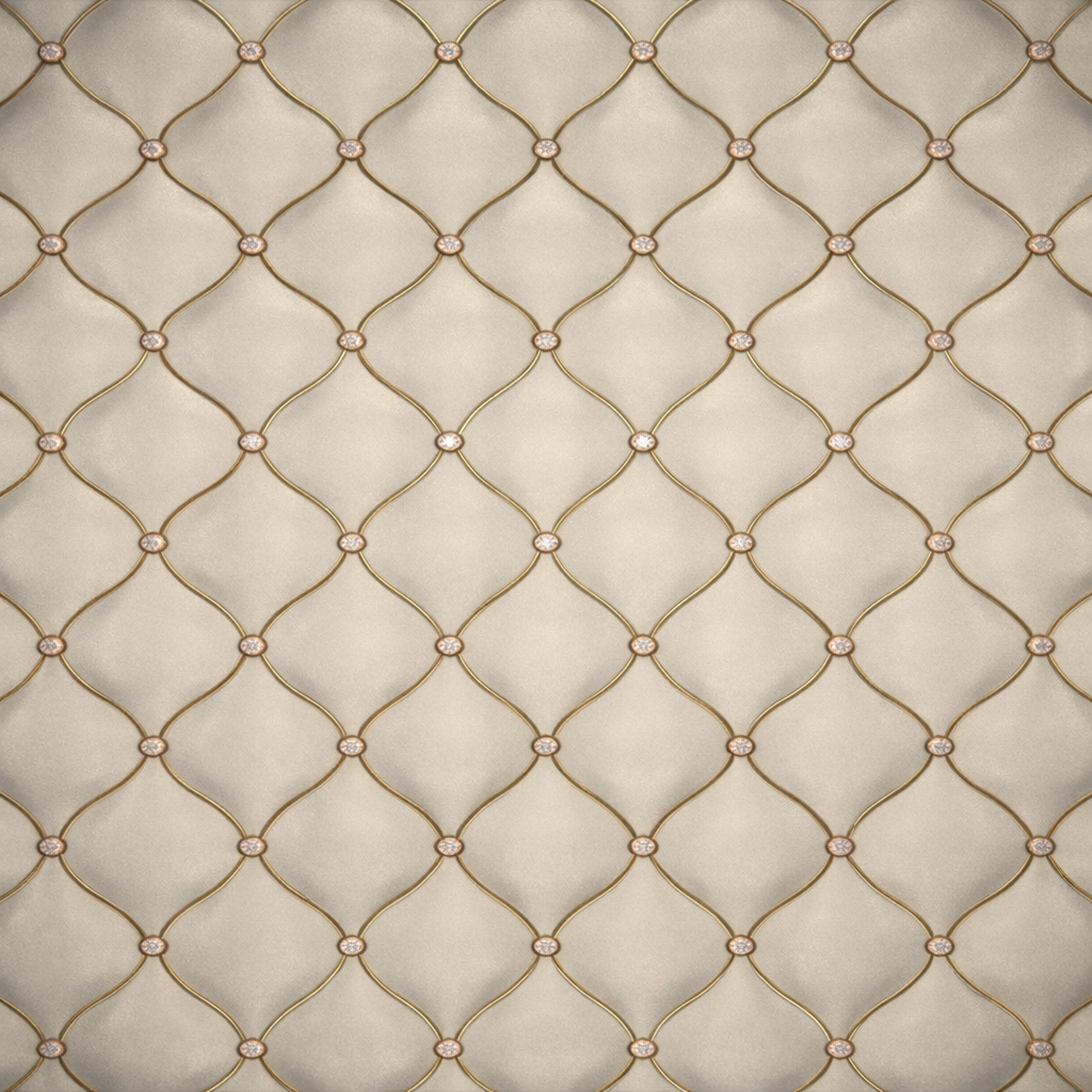 Quilted Gold Lattice Wallpaper