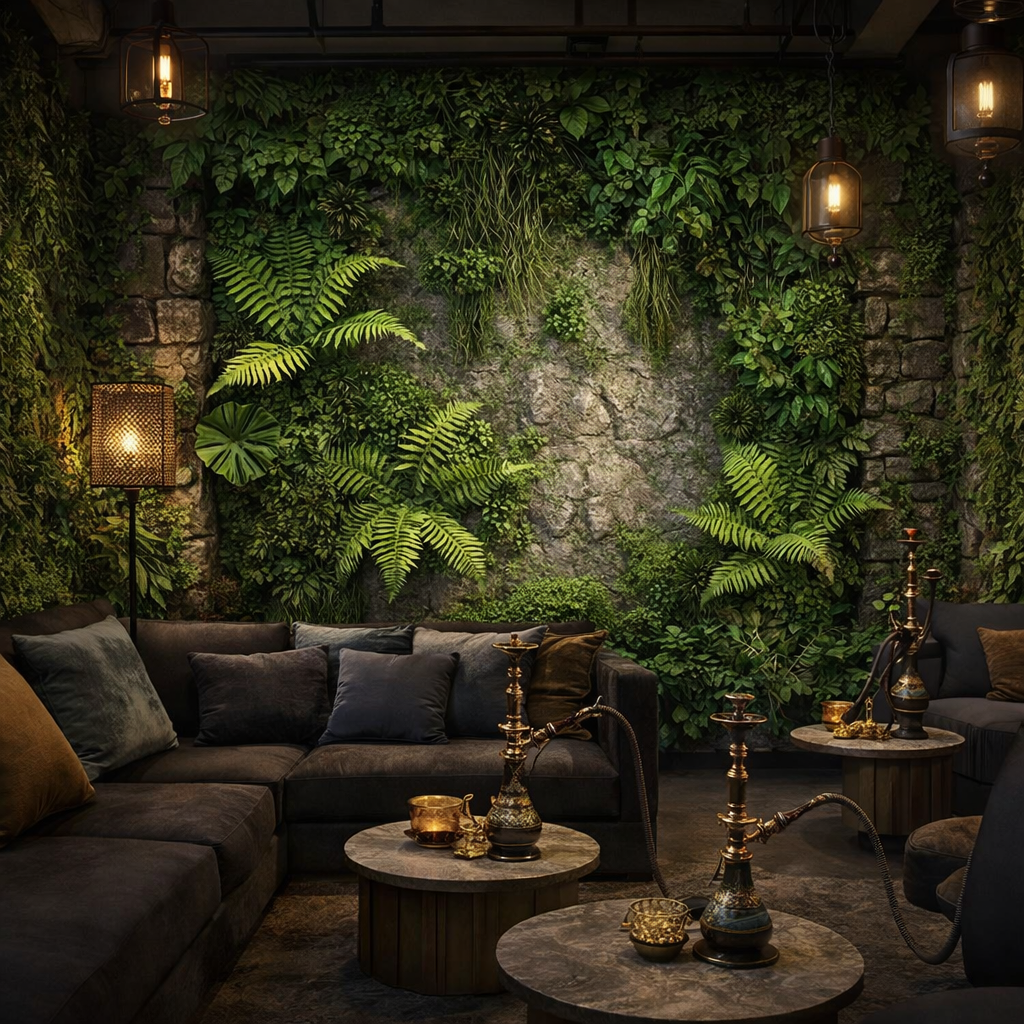 Verdant Botanical Wall Wallpaper
