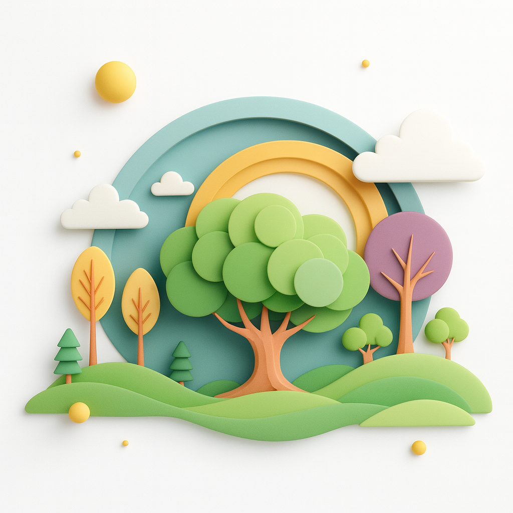 Nature Landscape Kids Wallpaper Mural