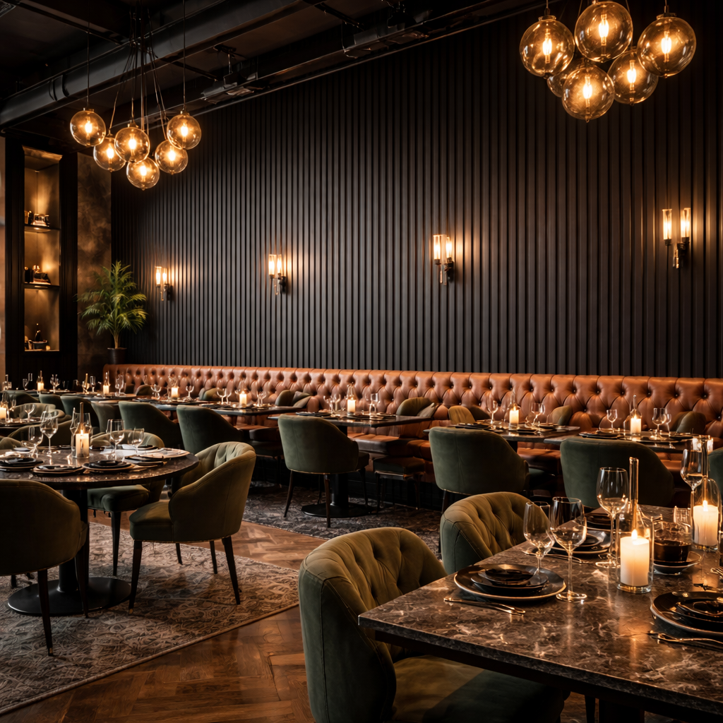 Vertical Ebony Slats Wallpaper