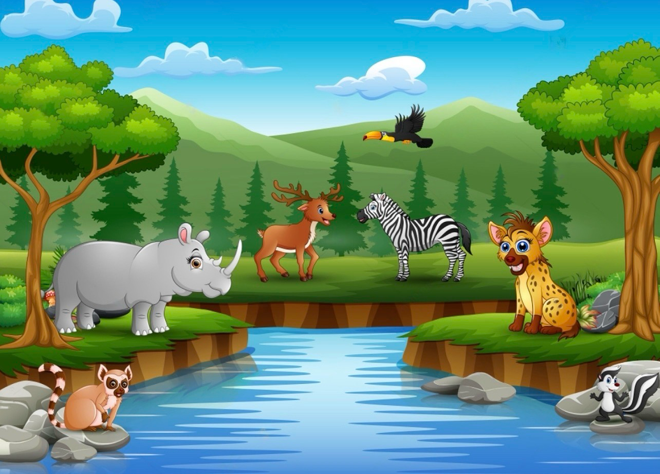 Forest Friends Wallpaper