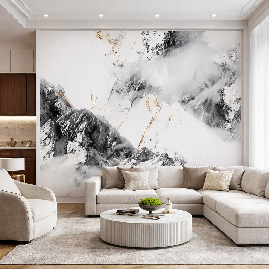 Alpine Marble Wallpaper