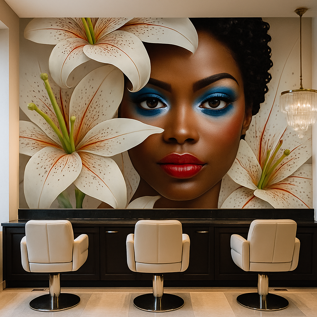 Floral Muse Beauty Wallpaper