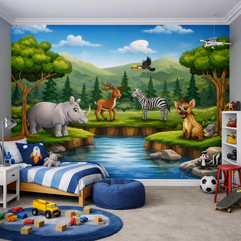 Forest Friends Wallpaper