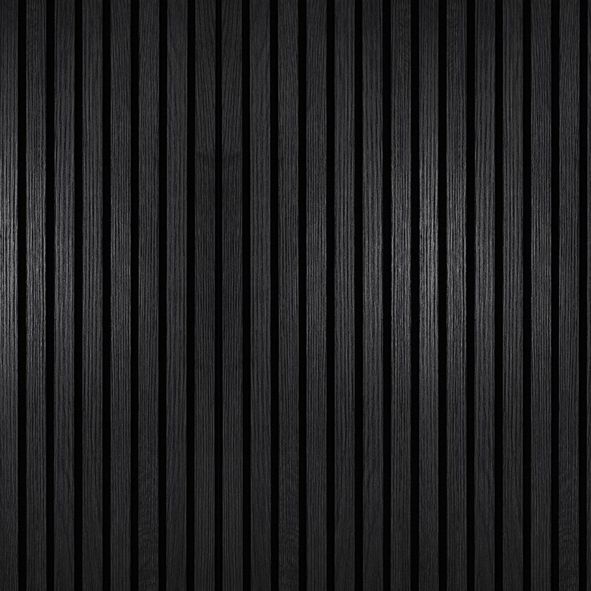 Vertical Ebony Slats Wallpaper