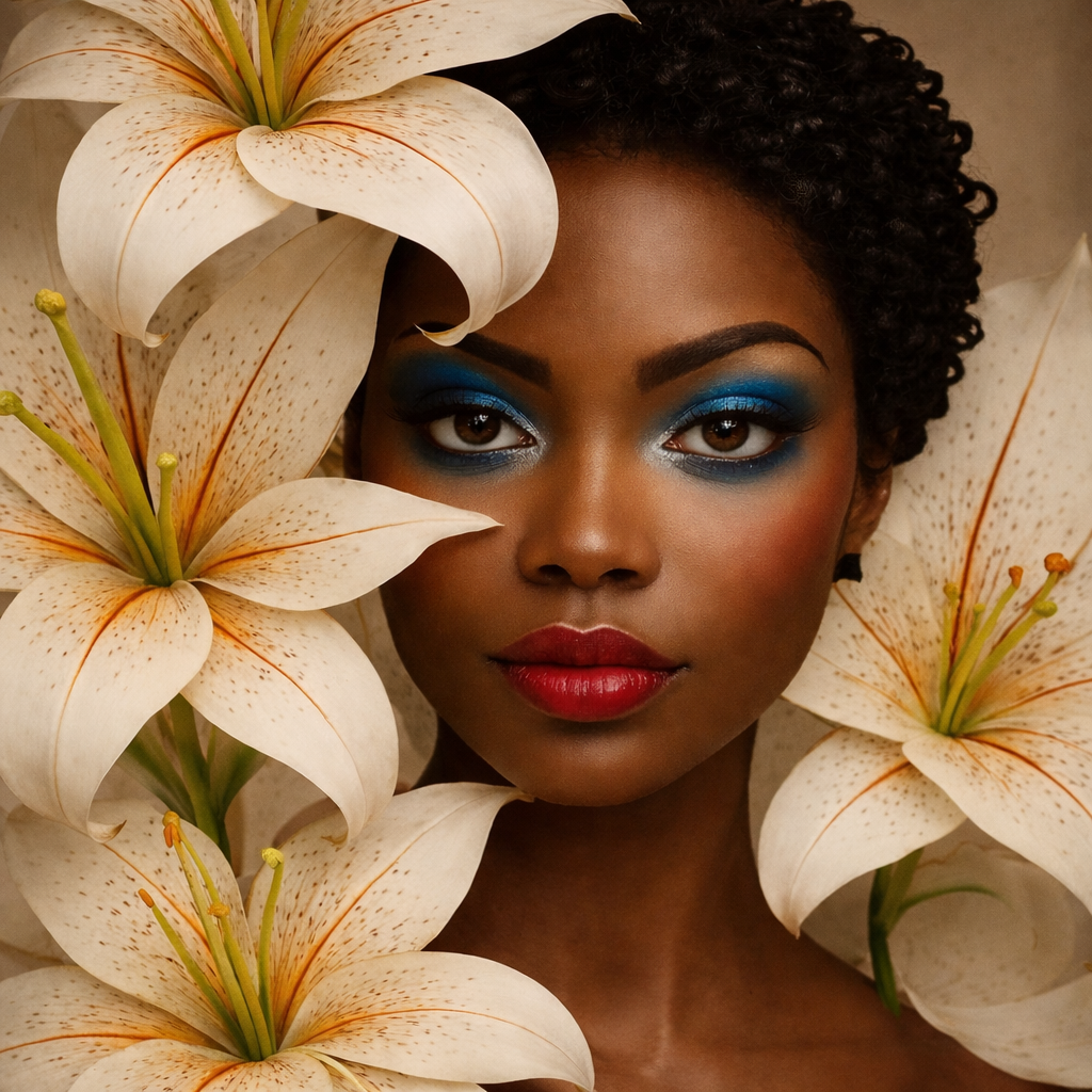 Floral Muse Beauty Wallpaper