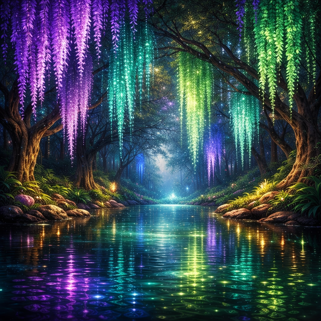 Glow Forest Wallpaper