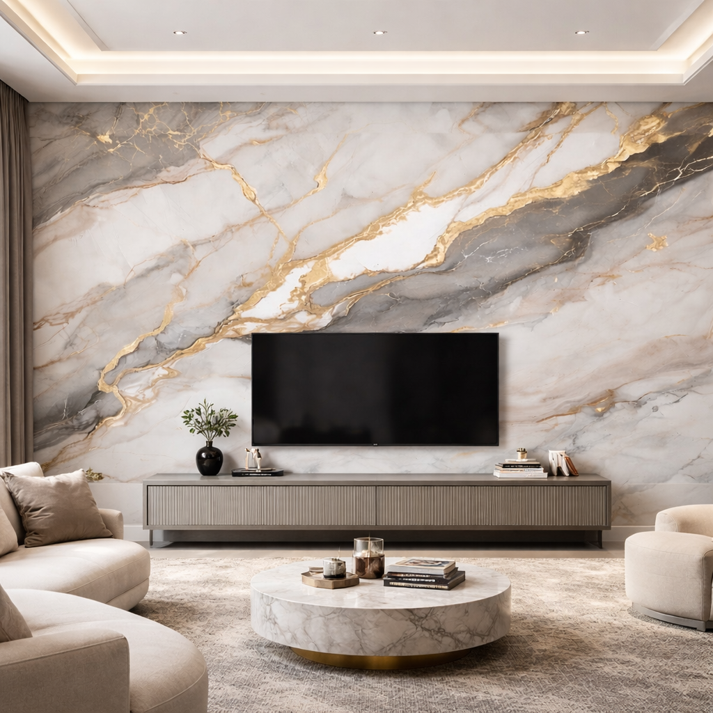 Opalith Marble Wallpaper