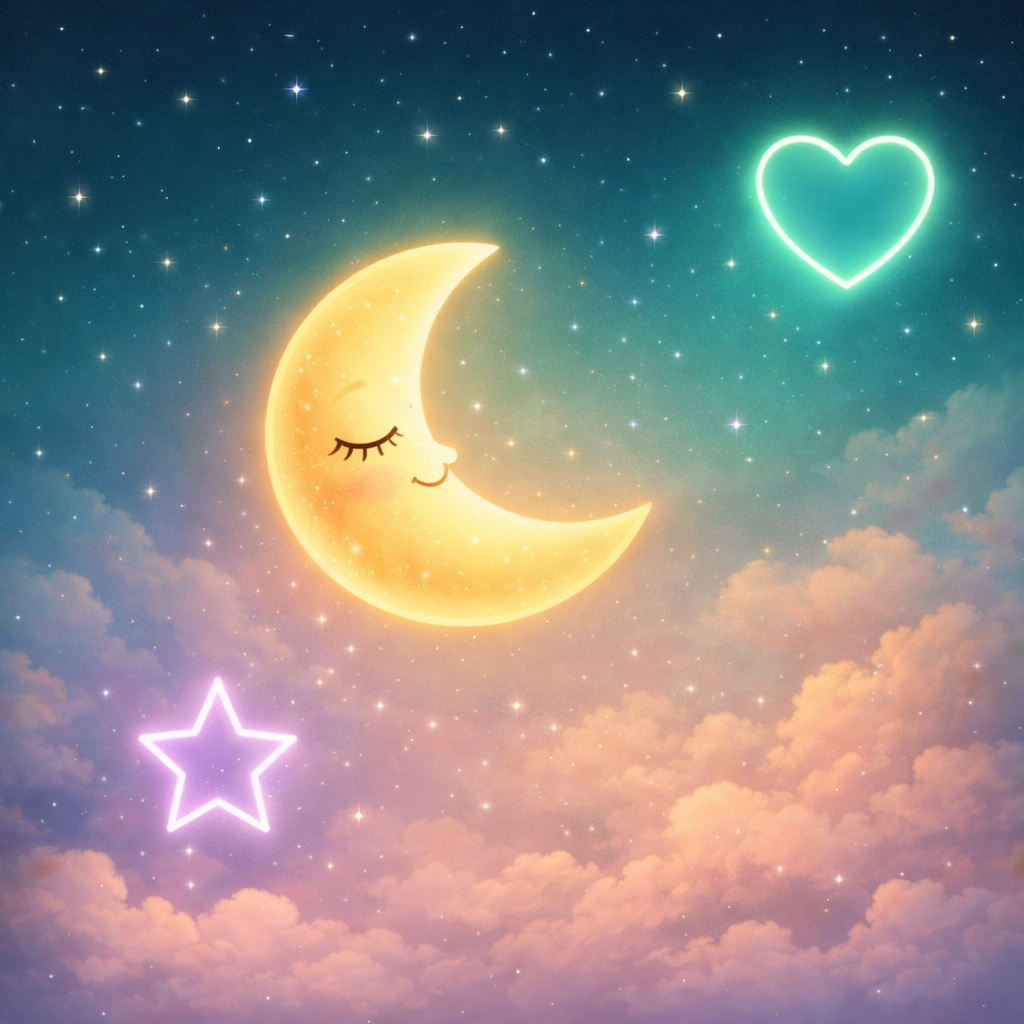 Dreamy Moon Glow Wallpaper
