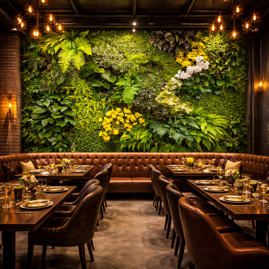 Emerald Botanical Wallpaper