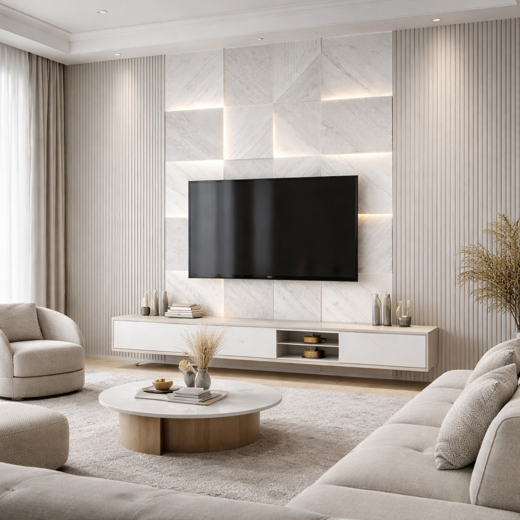 Luxe Linear Marble Wallpaper