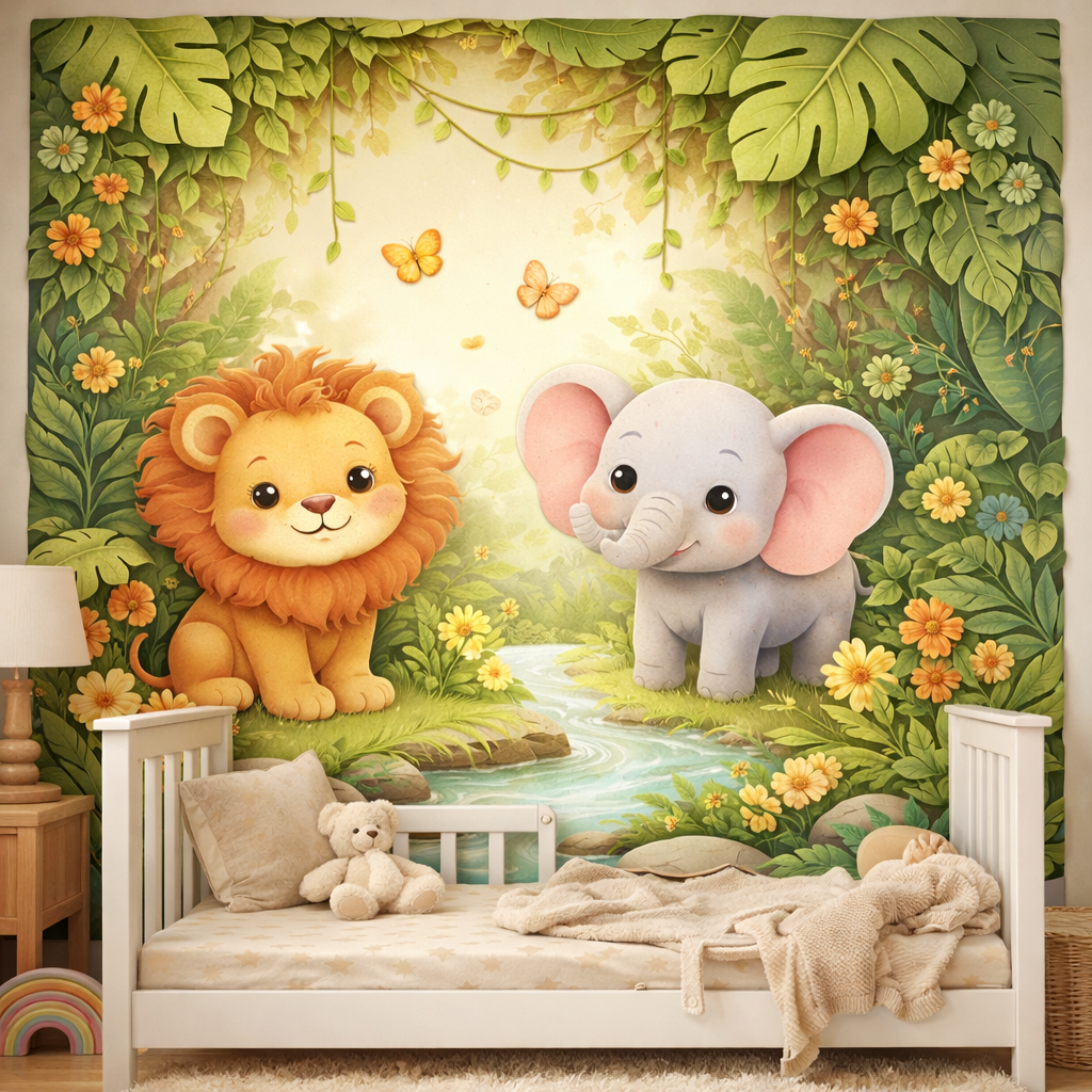 Jungle Pals Wallpaper