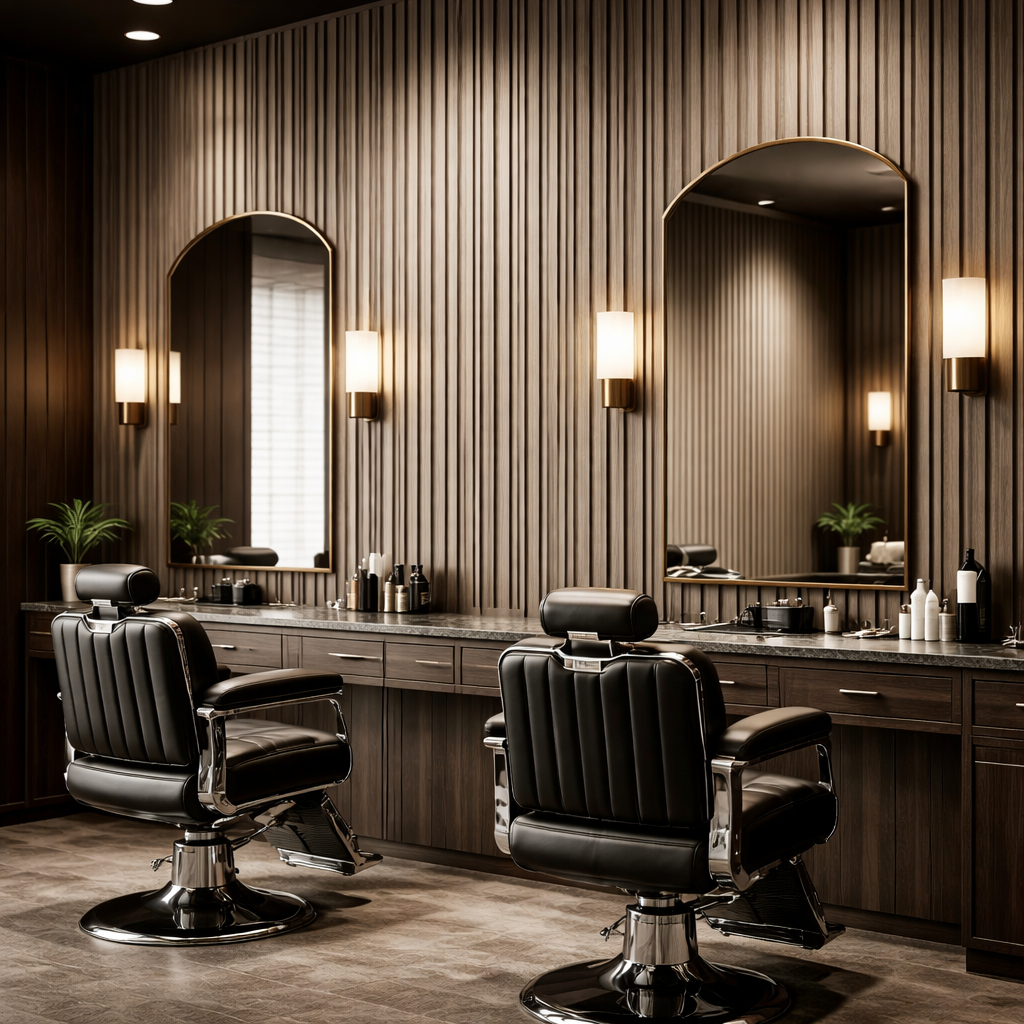 Modern Marble Slat Wallpaper