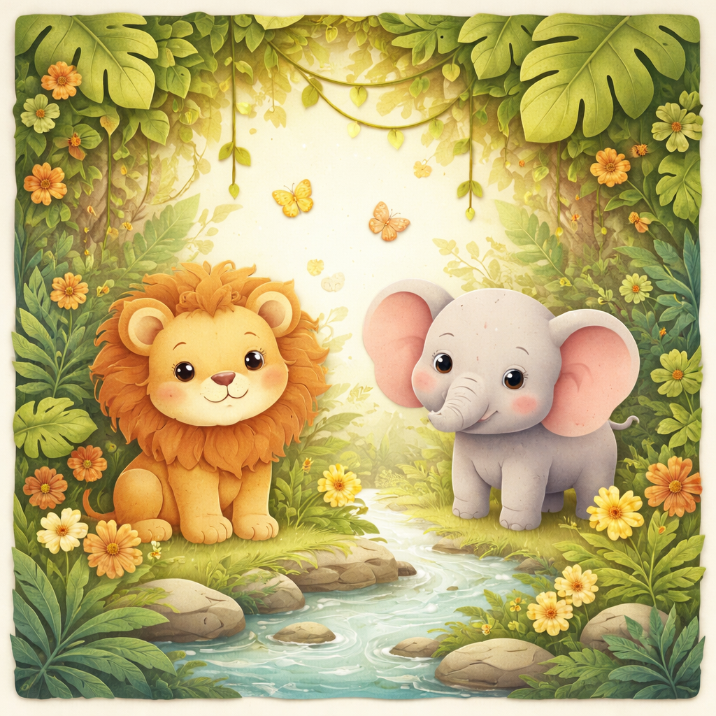 Jungle Pals Wallpaper