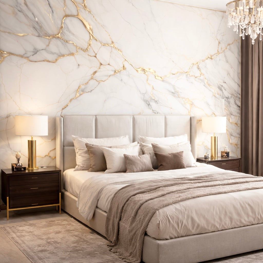 Corvessa Marble Wallpaper