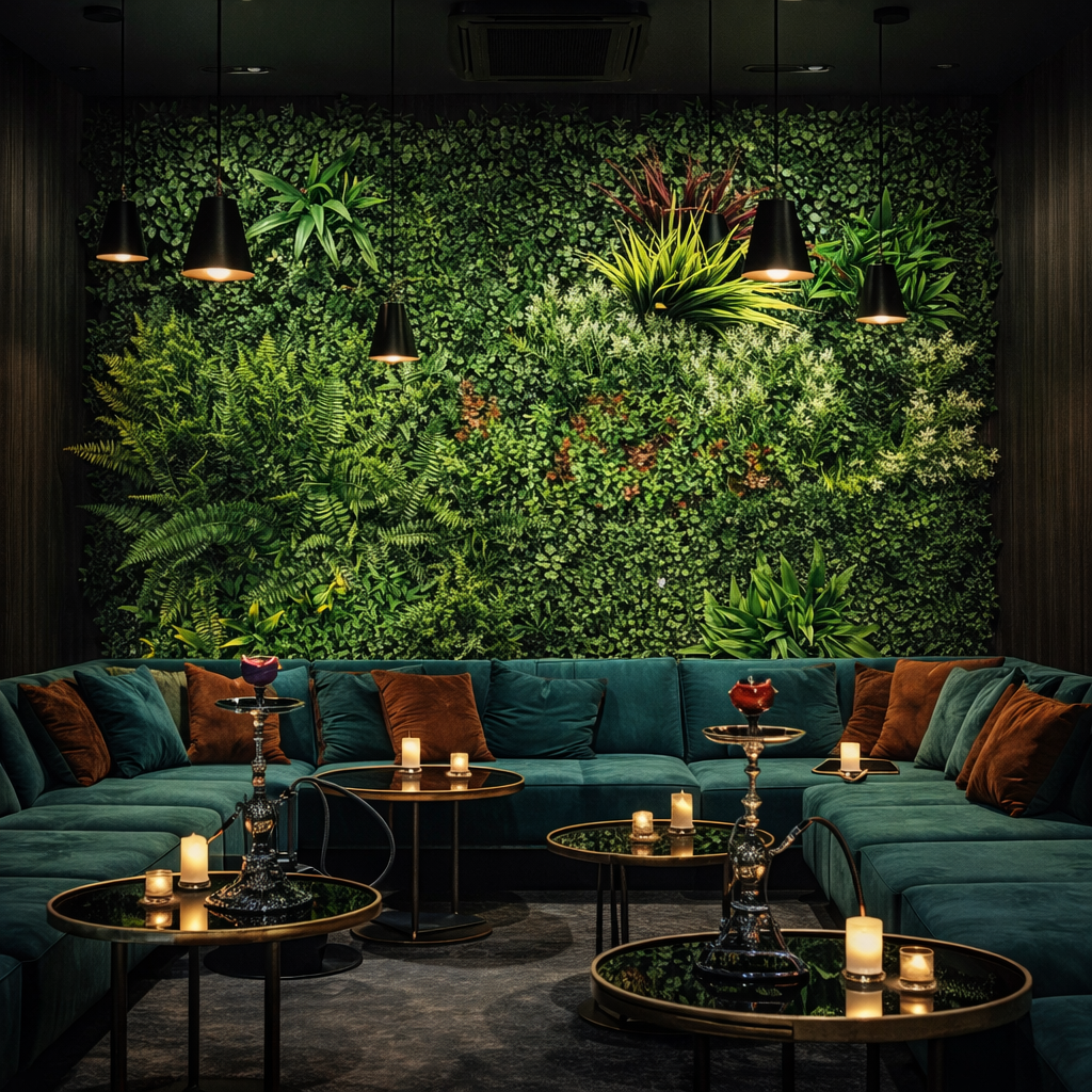 Botanical Green Wall Wallpaper