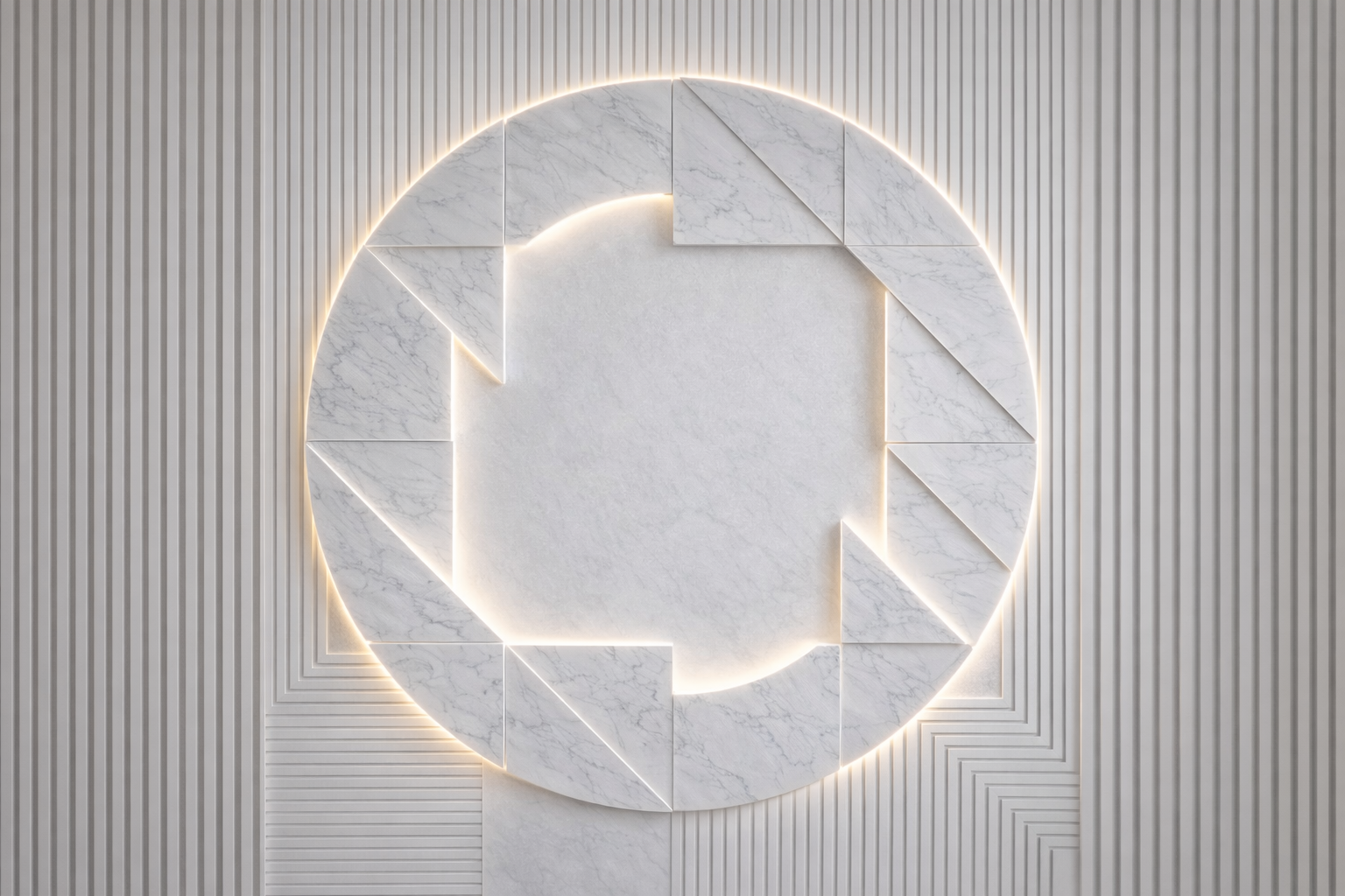 Marble Halo Wallpaper