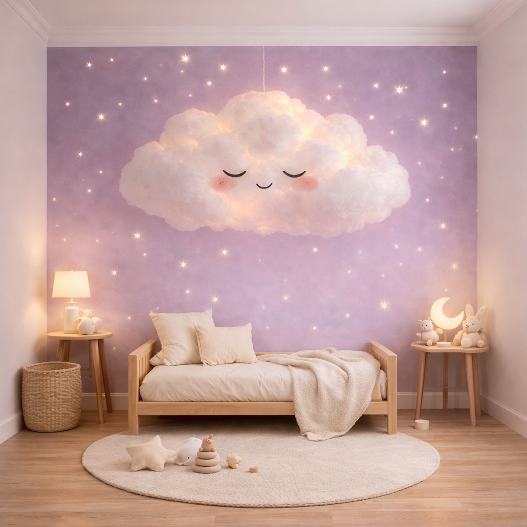 Sleeping Cloud Stars Wallpaper