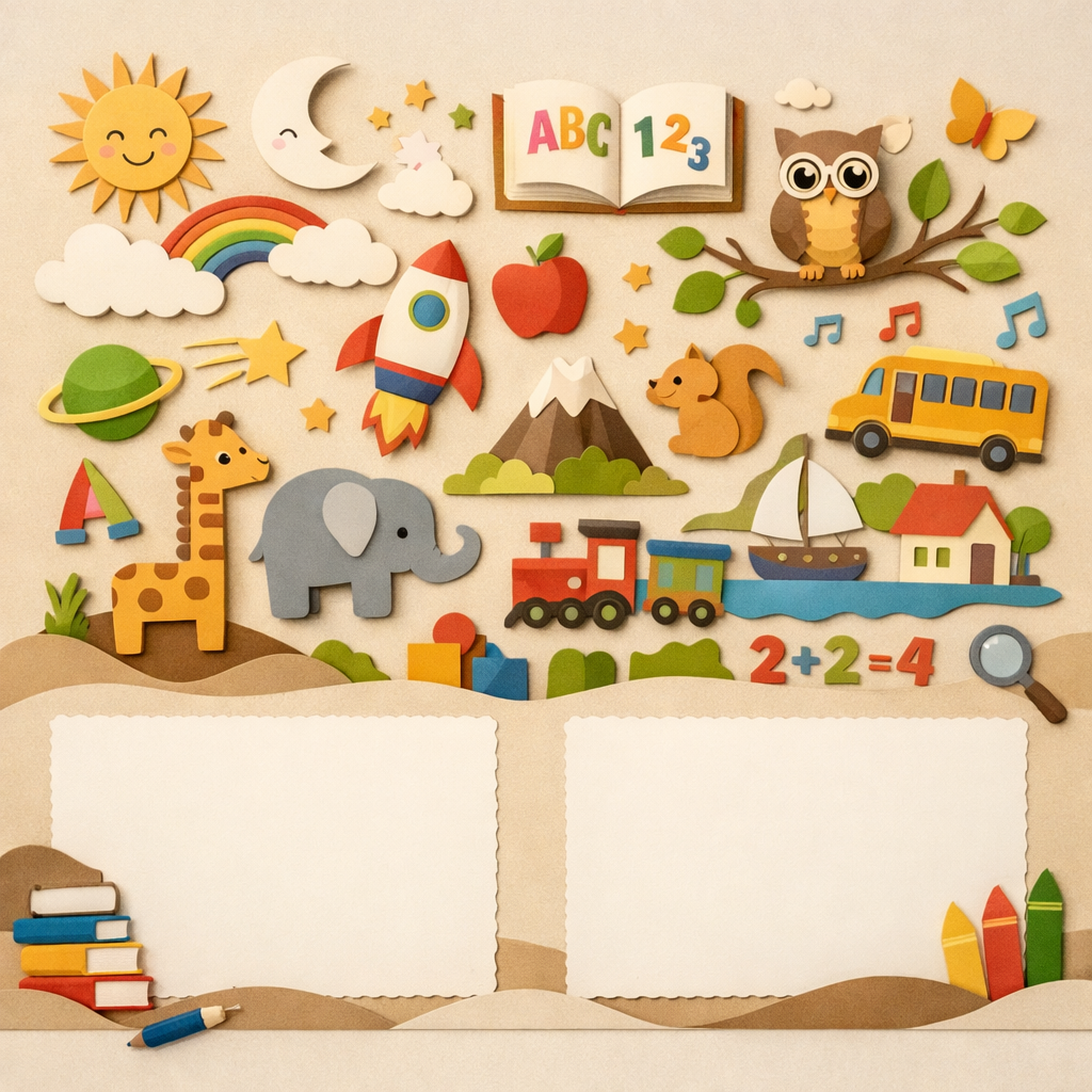 Wipeable Little Explorers Wallpaper