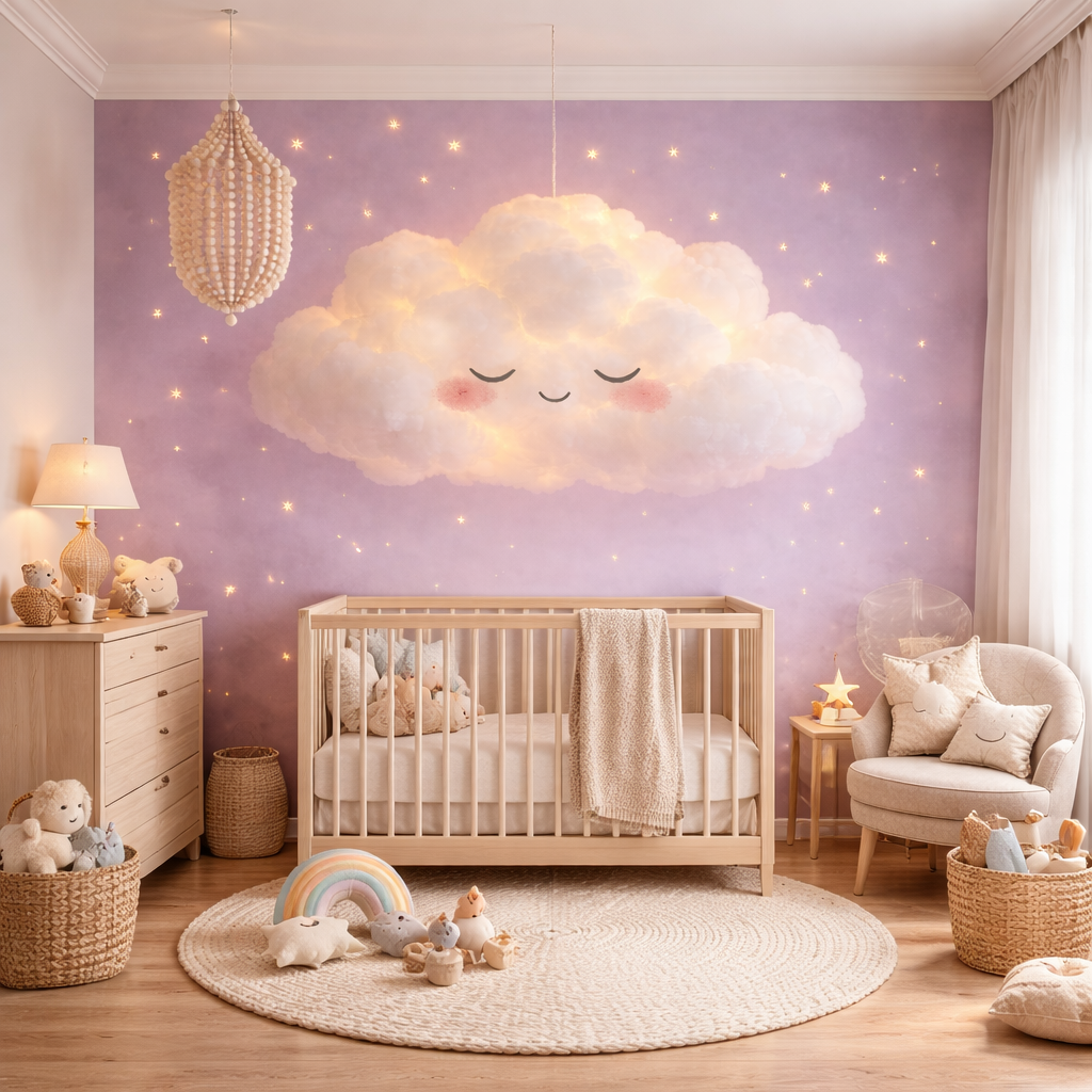 Sleeping Cloud Stars Wallpaper