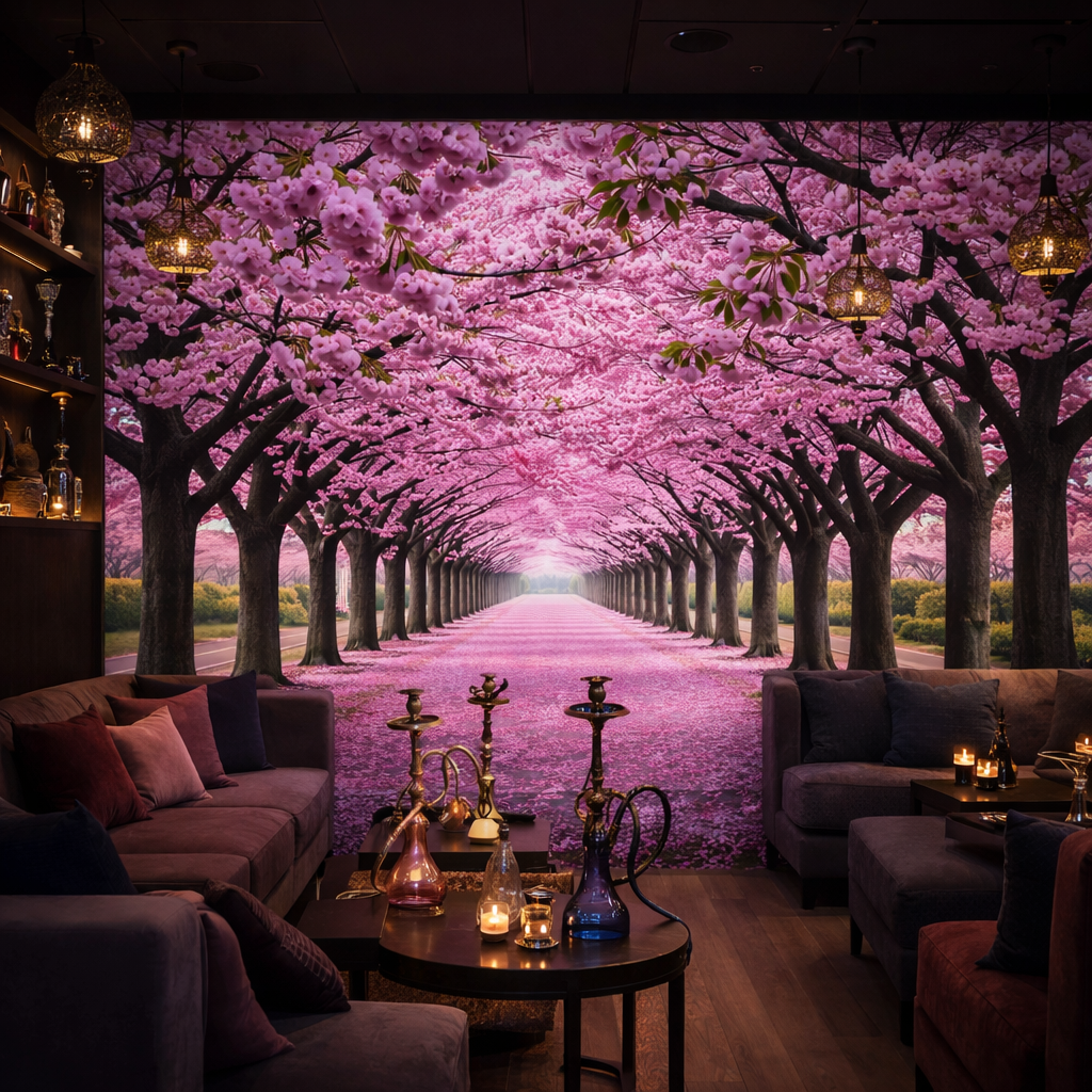 Blossom Avenue Wallpaper