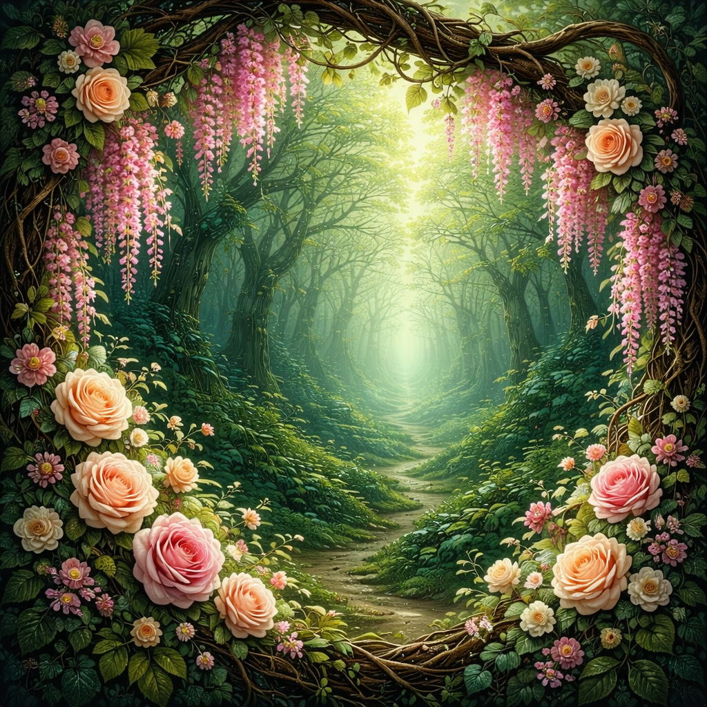 Blossom Arch Wallpaper