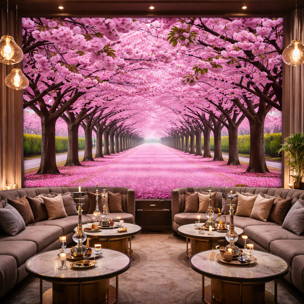 Blossom Avenue Wallpaper