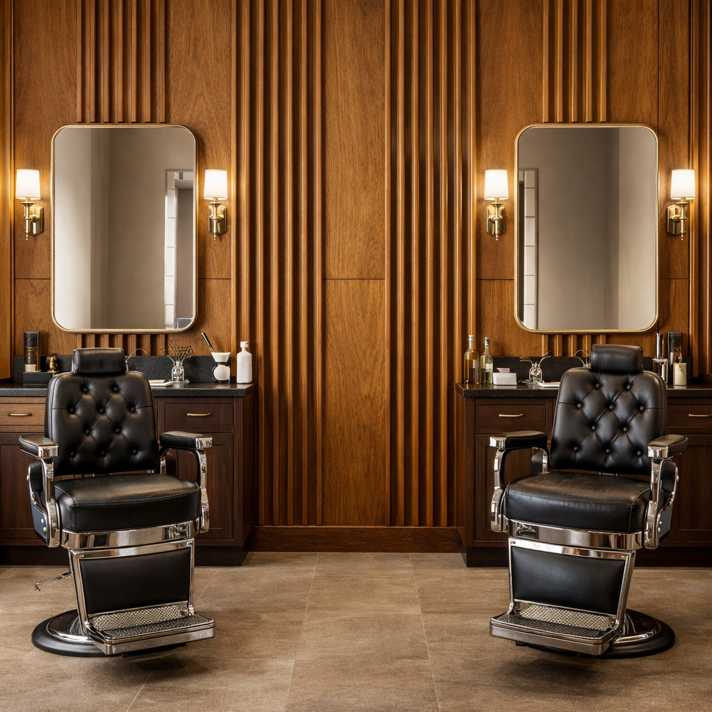 Walnut Slat Elegance Wallpaper