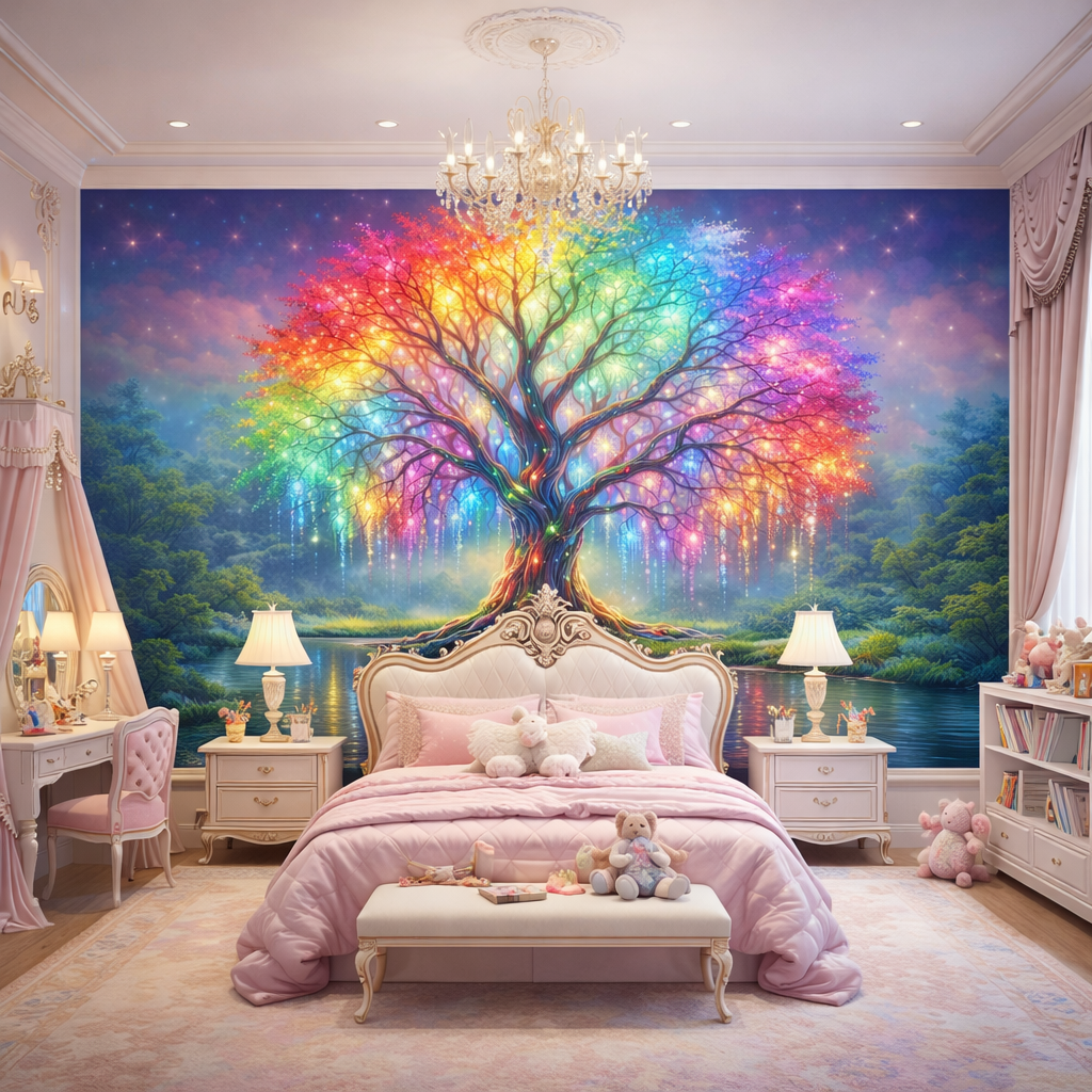 Rainbow Tree Wallpaper