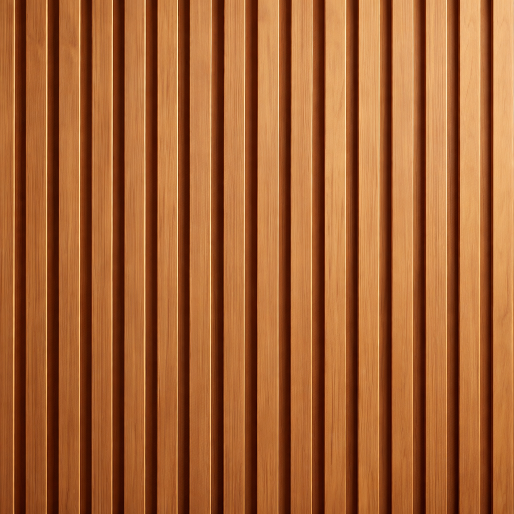 Vertical Wood Slats Wallpaper